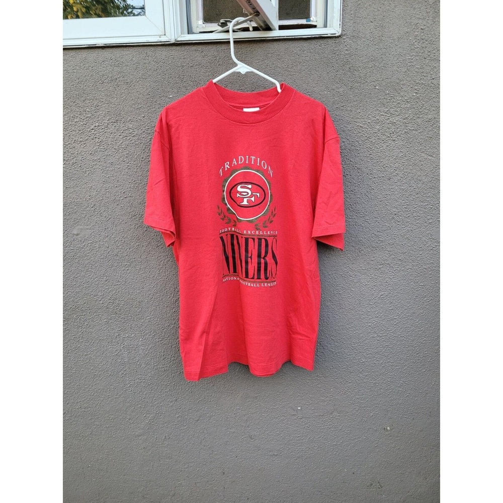Vintage San Francisco 49ers T Shirt Size XL Chalk Line